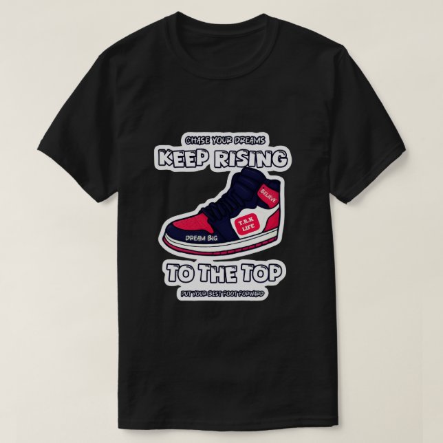 Keep Rising To The Top T.R.K T-shirt (Design Front)