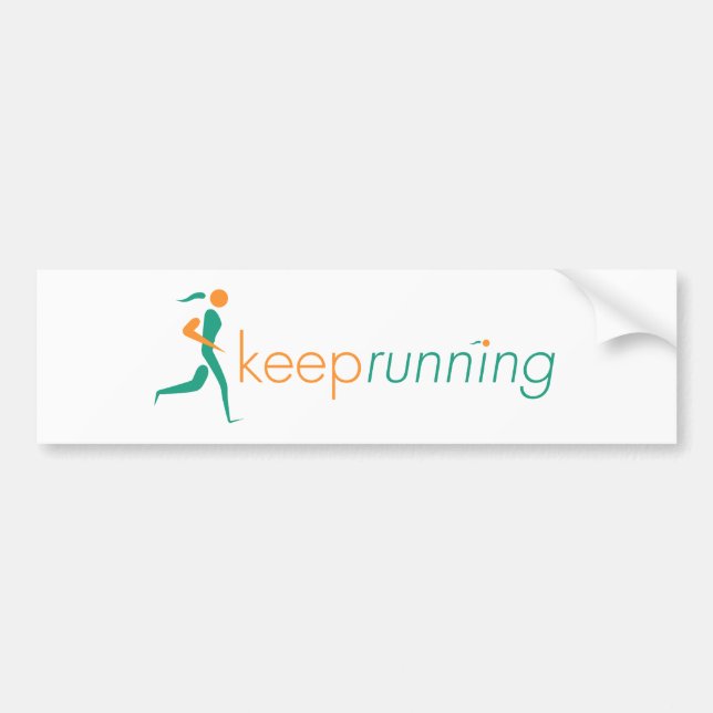 Keep Running Sticker (Front)
