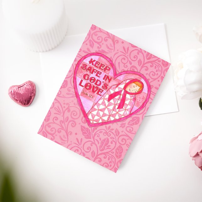 Keep Safe in God's Love Valentine Card (Creator Uploaded)