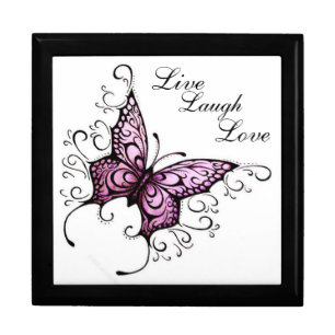 Keep Sake Gift Box/Jewelry Box/Butterfly with Live Box