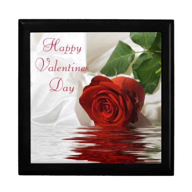 Keep Sake Gift Box/Jewelry Box/Red Rose Jewelry Box (Front)