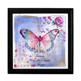 Keep Sake Gift Box/Jewelry Box/Vintage Butterfly Keepsake Box