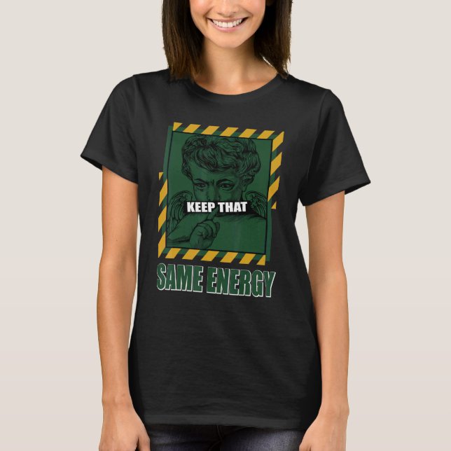 Keep Same Energy JD 1 Mid Sonics Noble Green Polle T-Shirt (Front)