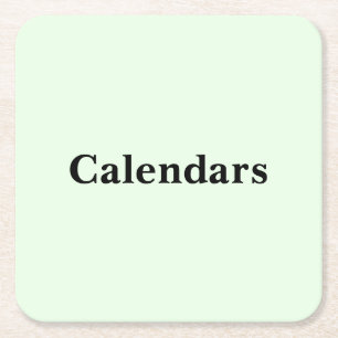 Keep Scrolling to See These Photo Calendars Square Paper Coaster