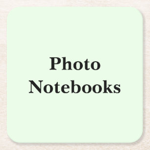 Keep Scrolling to See These Photo Notebooks -  Square Paper Coaster
