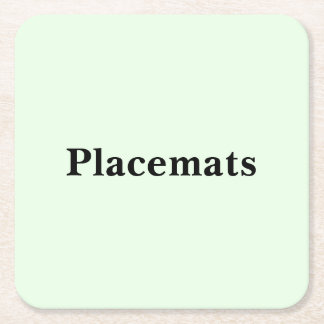 Keep Scrolling to See These Photo Placemats Square Paper Coaster