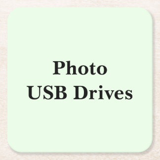 Keep Scrolling to See These Photo USB Drive Square Paper Coaster