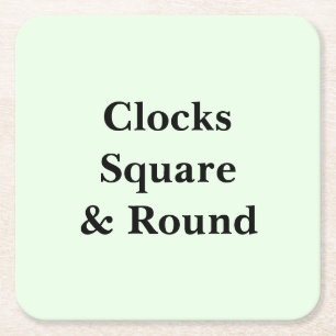 Keep Scrolling to See These Photo Wall Clocks  Square Paper Coaster
