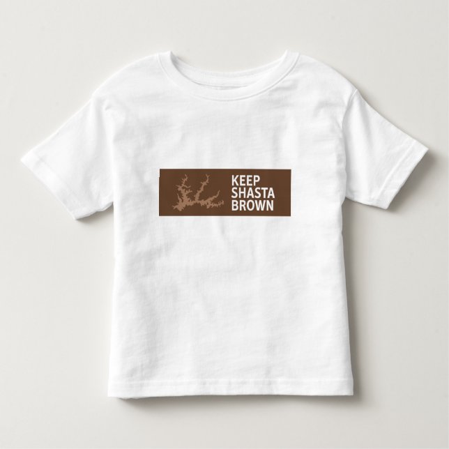 Keep Shasta Brown Toddler Style Toddler T-shirt (Front)
