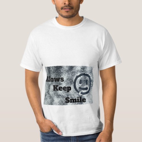 Keep Smile Summer T_Shirt Men