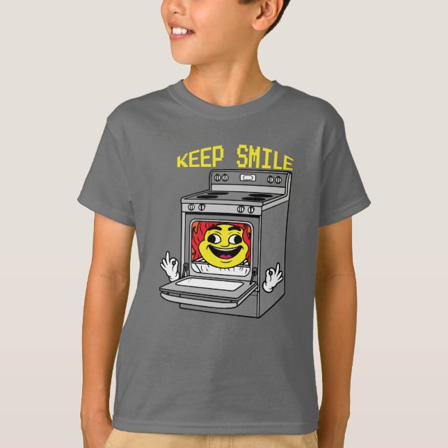 Keep Smile Sun in Oven T-Shirt (Front)