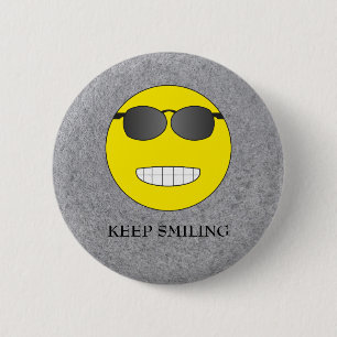 Keep Smiling Button