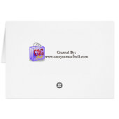 Keep Smiling Card (Back Horizontal)