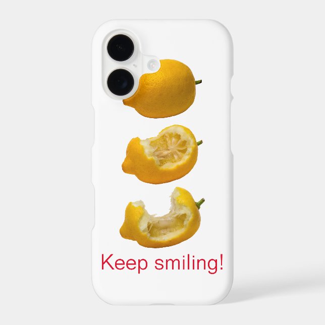 Keep Smiling Case-Mate iPhone Case (Back)