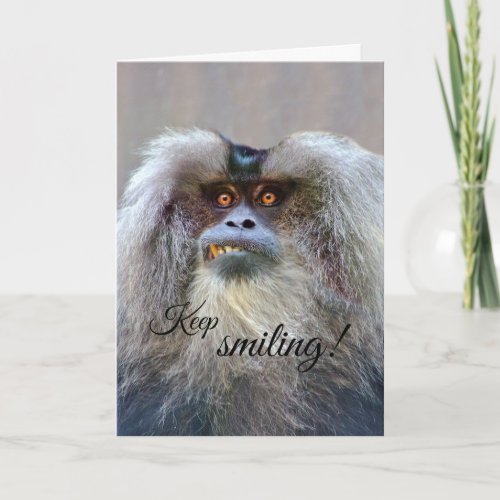 Keep smiling _ even in corona_times card