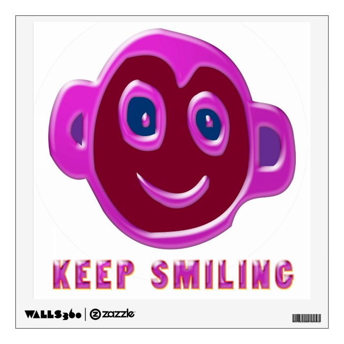 KEEP SMILING ; Happy Faces Room Graphics