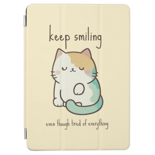Keep Smiling iPad Air Cover