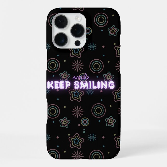 KEEP SMILING IPHONE CASE (Back)
