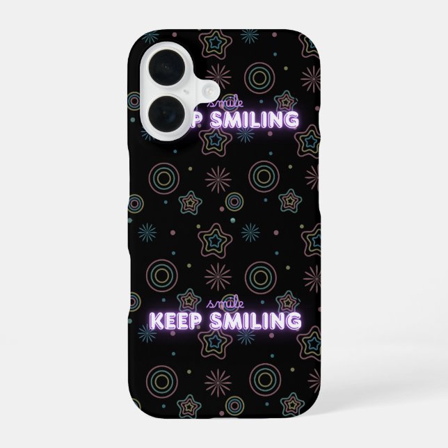 KEEP SMILING IPHONE CASE (Back)