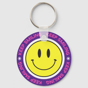 Keep Smiling Keychain