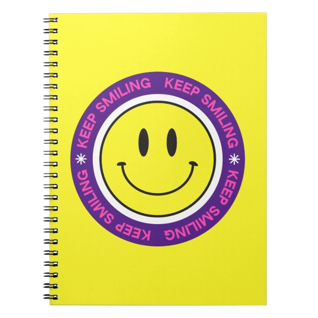 Keep Smiling Notebook (Front)