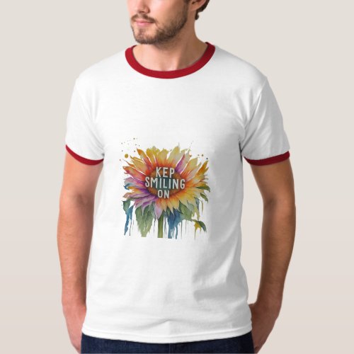 Keep Smiling On T_Shirt