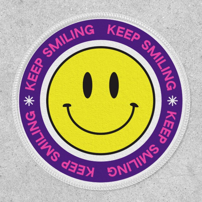 Keep Smiling Patch (Front)