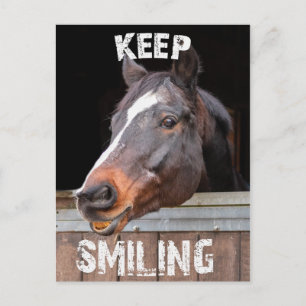 Keep Smiling! Postcard