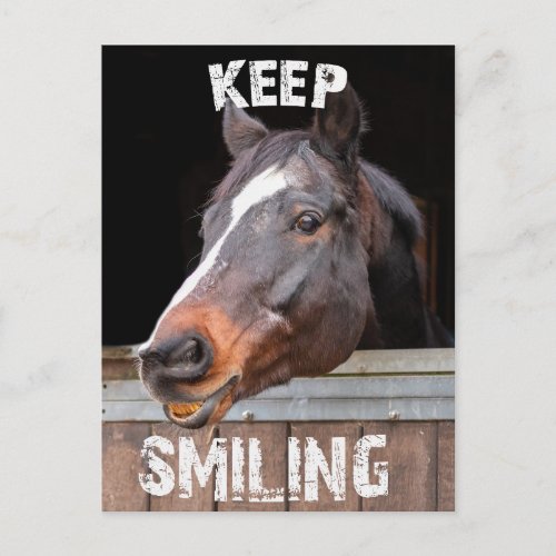 Keep Smiling Postcard