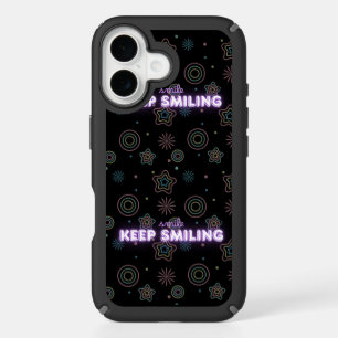 KEEP SMILING iPhone 16 CASE
