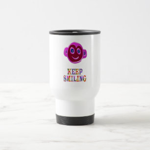 KEEP SMILING TRAVEL MUG