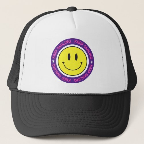 Keep Smiling Trucker Hat