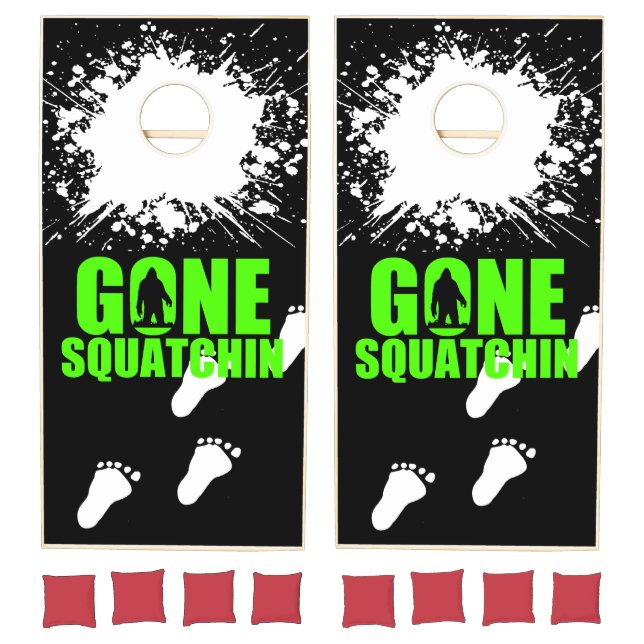 Keep squatchin cornhole set (Set)