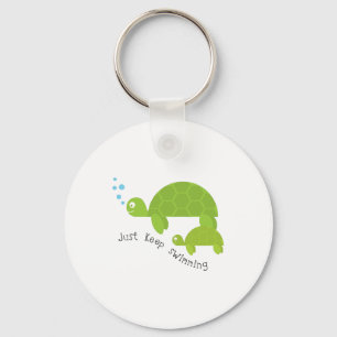 Keep Swimming Keychain