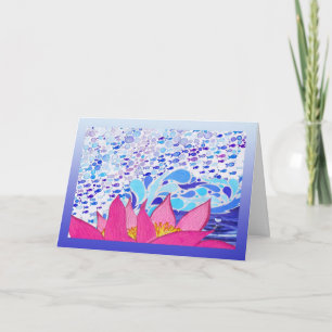 Keep Swimming Lily Fish Greeting Card