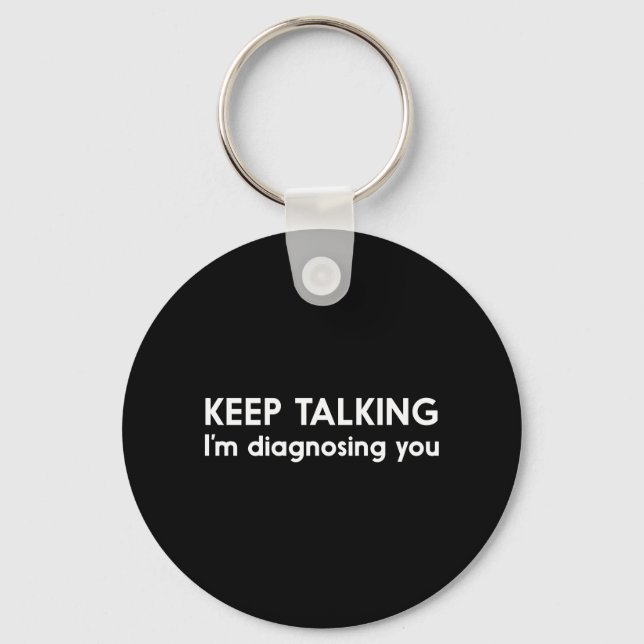 Keep Talking Keychain (Front)