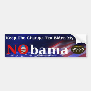 "Keep the Change" Bumper Sticker
