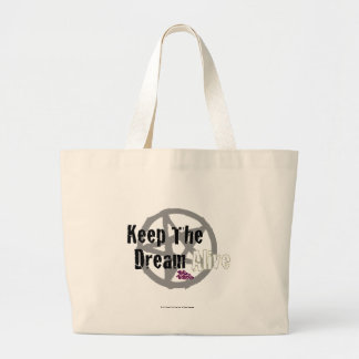 Keep The Dream Alive on Mall Rats Symbol Large Tote Bag