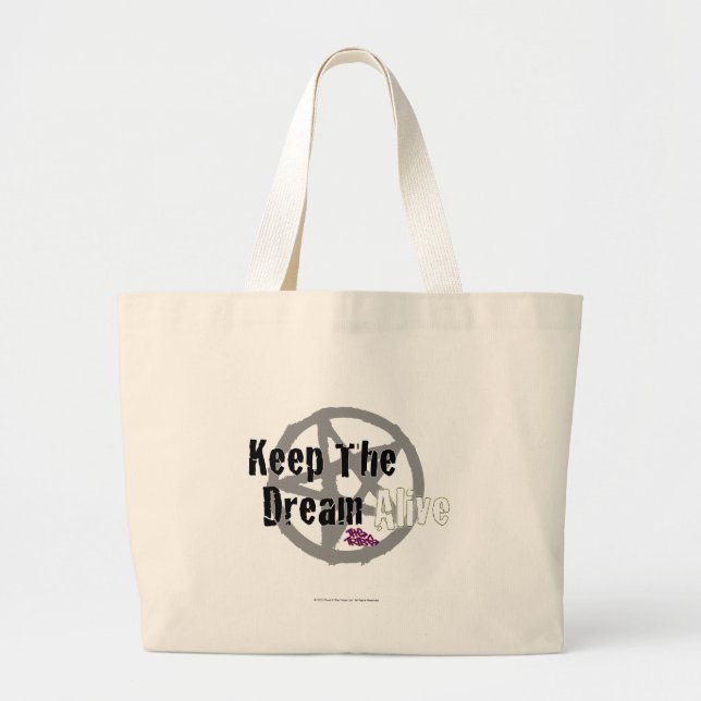 Keep The Dream Alive on Mall Rats Symbol Large Tote Bag (Front)