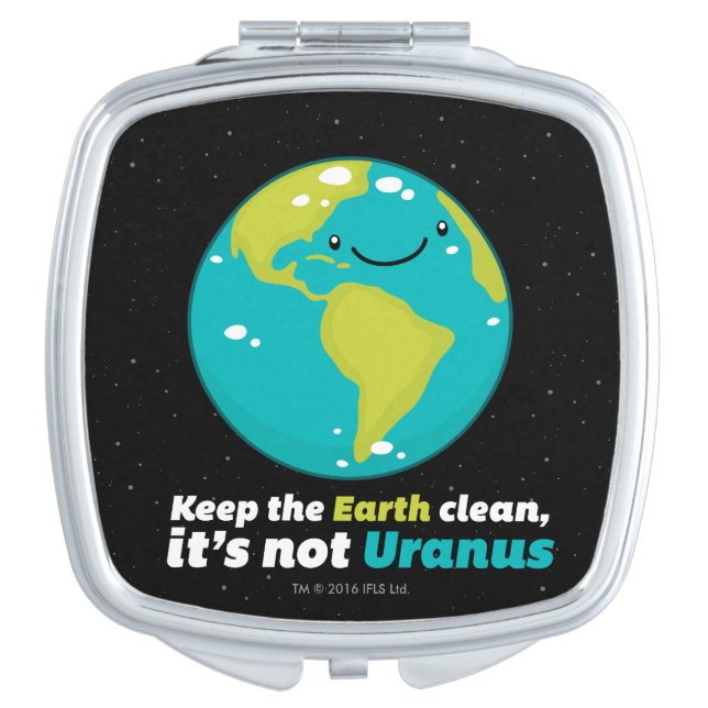 Keep The Earth Clean Compact Mirror (Front)