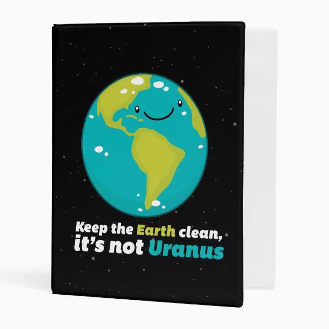Keep The Earth Clean Mini Binder (Front/Inside)