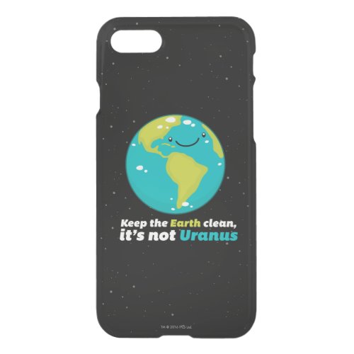 Keep The Earth Clean iPhone SE87 Case
