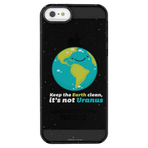 Keep The Earth Clean Clear iPhone SE55s Case