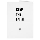 KEEP THE FAITH (Back)