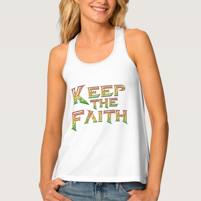 Keep the Faith 2 Tank Top (Front)