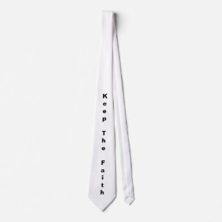 Keep The Faith Neck Tie (Black/White)