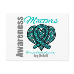 Keep The Faith - Ovarian Cancer Postcard