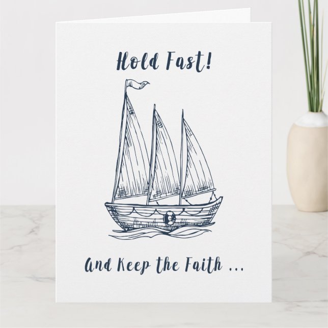 Keep the Faith - You're Nearly There! Card (Front)