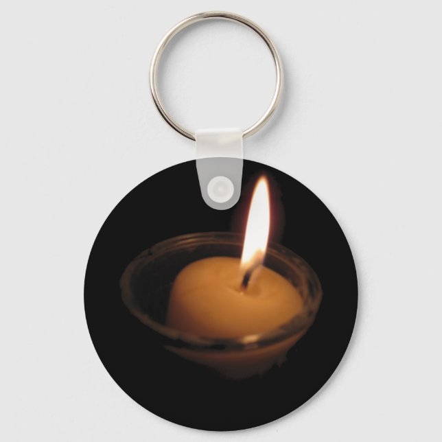 Keep the Flame Burning Candle Keychain (Front)