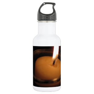 Keep the Flame Burning Candle Stainless Steel Water Bottle